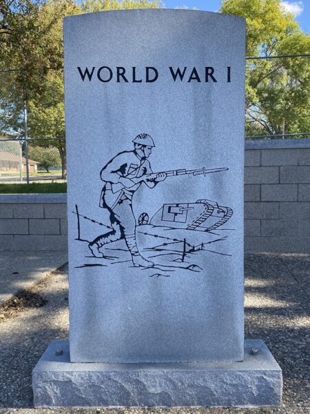 DOON WAR VETERANS MEMORIAL STONE B FRONT