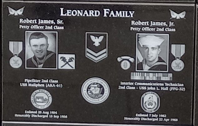 LEONARD FAMILY WAR MEMORIAL