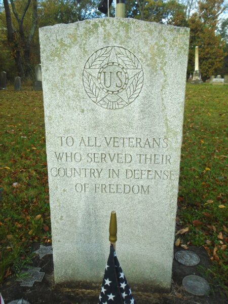 OSTERBURG AREA VETERANS MEMORIAL FRONT
