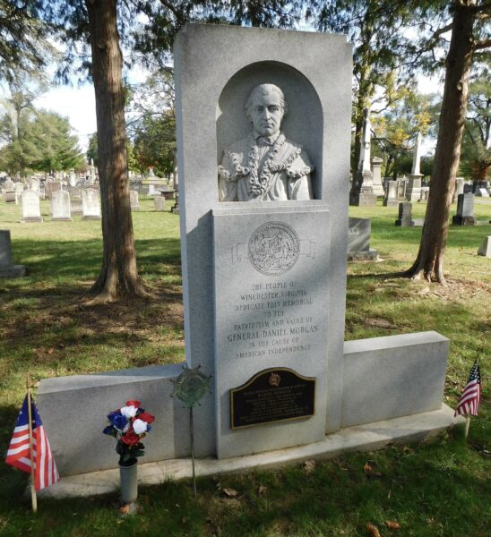 BRIGADIER GENERAL DANIEL MORGAN REVOLUTIONARY WAR MEMORIAL