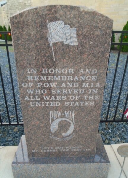 MOUNT CARMEL P.O.W. AND M.I.A. WAR MEMORIAL