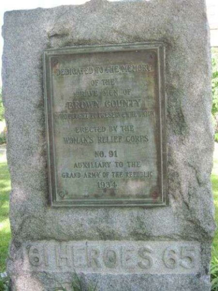 BROWN COUNTY CIVIL WAR MEMORIAL