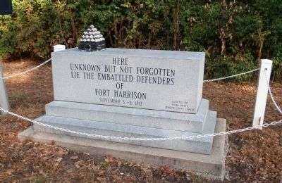 THE UNKNOWN EMBATTLED DEFENDERS OF FORT HARRISON MEMORIAL