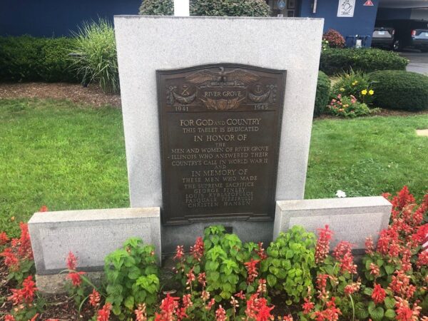 RIVER GROVE WORLD WAR II SUPREME SACRIFICE MEMORIAL