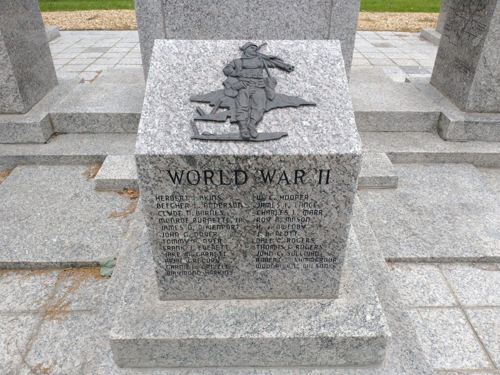 UNION COUNTY WAR MEMORIAL STONE I