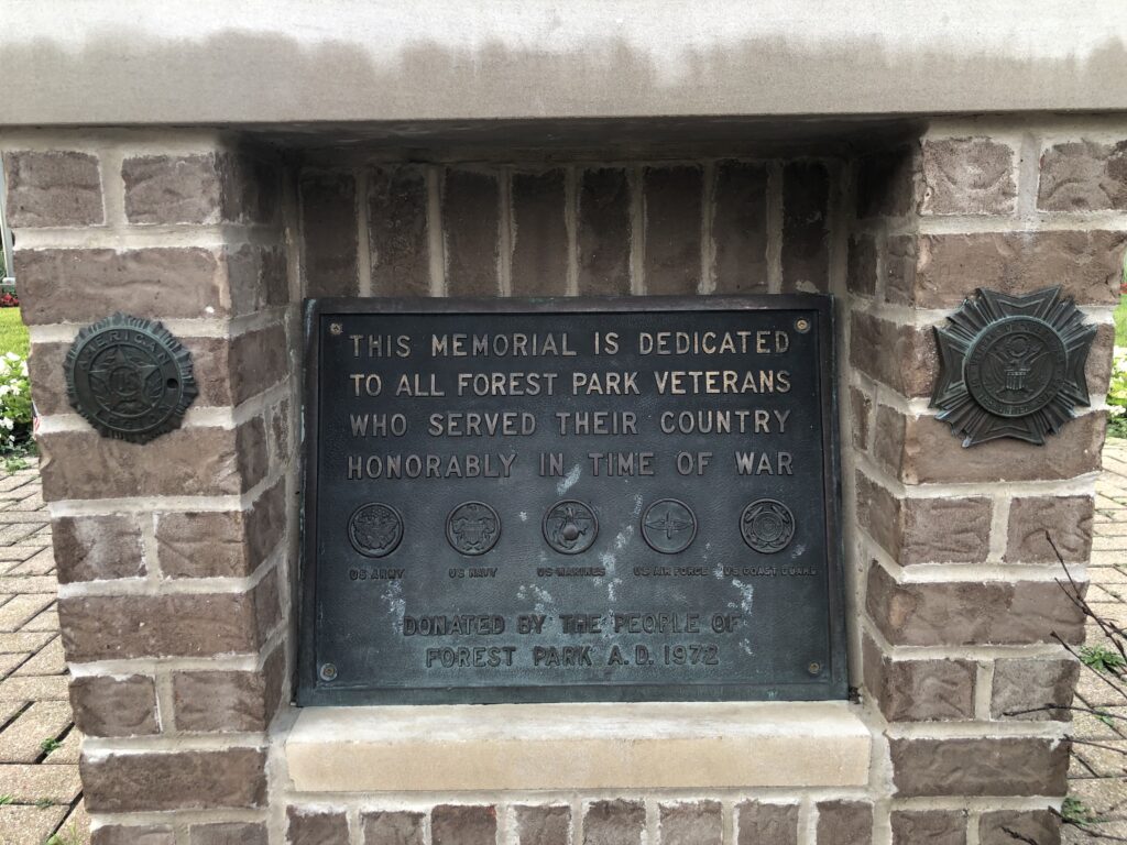 FOREST PARK ALL WAR VETERANS MEMORIAL