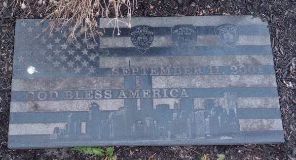 SEPTEMBER 11, 2001 GOD BLESS AMERICA MEMORIAL STONE A