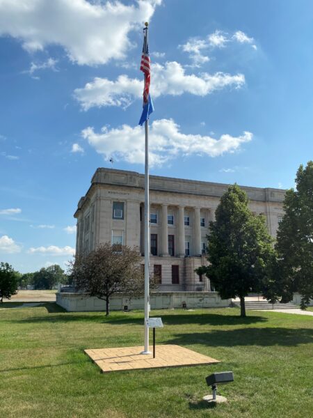 DONALD K “DK” JOHNSON WAR MEMORIAL FLAGPOLE