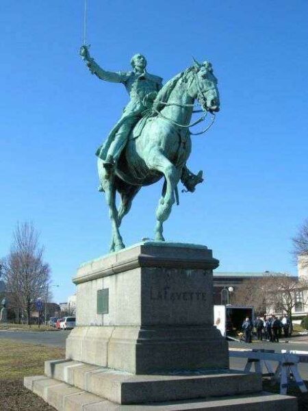 MAJOR GENERAL MARQUIS DE LA FAYETTE WAR MEMORIAL