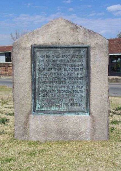 SPRING HILL REDOUBT WAR MEMORIAL