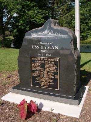 USS HYMAN DD732 MEMORIAL