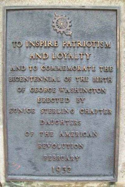 TO INSPIRE PATRIOTISM AND LOYALTY MEMORIAL PLAQUE