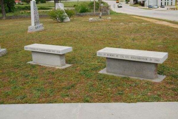 LT. EDMUND BREWER TATE MEMORIAL BENCH