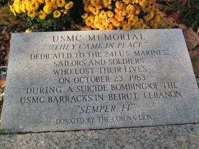 CORONA USMC MEMORIAL