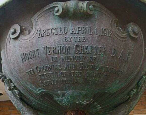 THE MEMORIAL FOUNTAIN PLAQUE