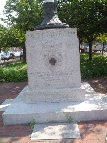 FLUSHING SPANISH-AMERICAN WAR MEMORIAL FLAGPOLE