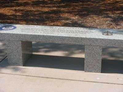 WILLIAM E. SCHULTZ U.S. NAVY MEMORIAL BENCH