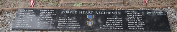 OLD HOMOSASSA VETERANS MEMORIAL HONOR ROLL STONE C