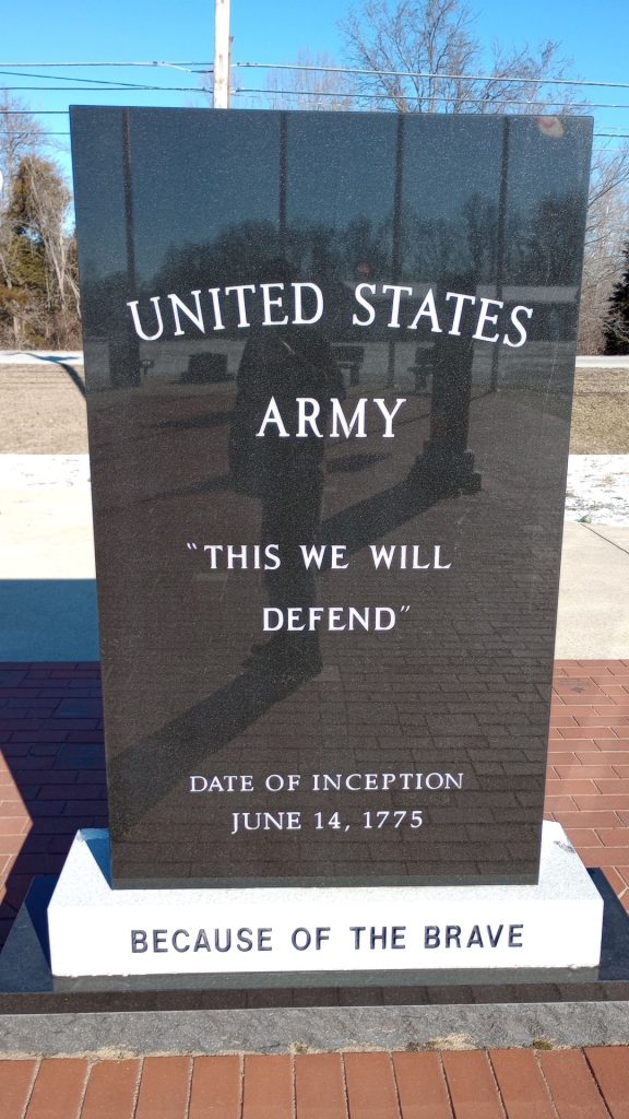 CRAWFORD COUNTY VETERANS MEMORIAL STONE F BACK