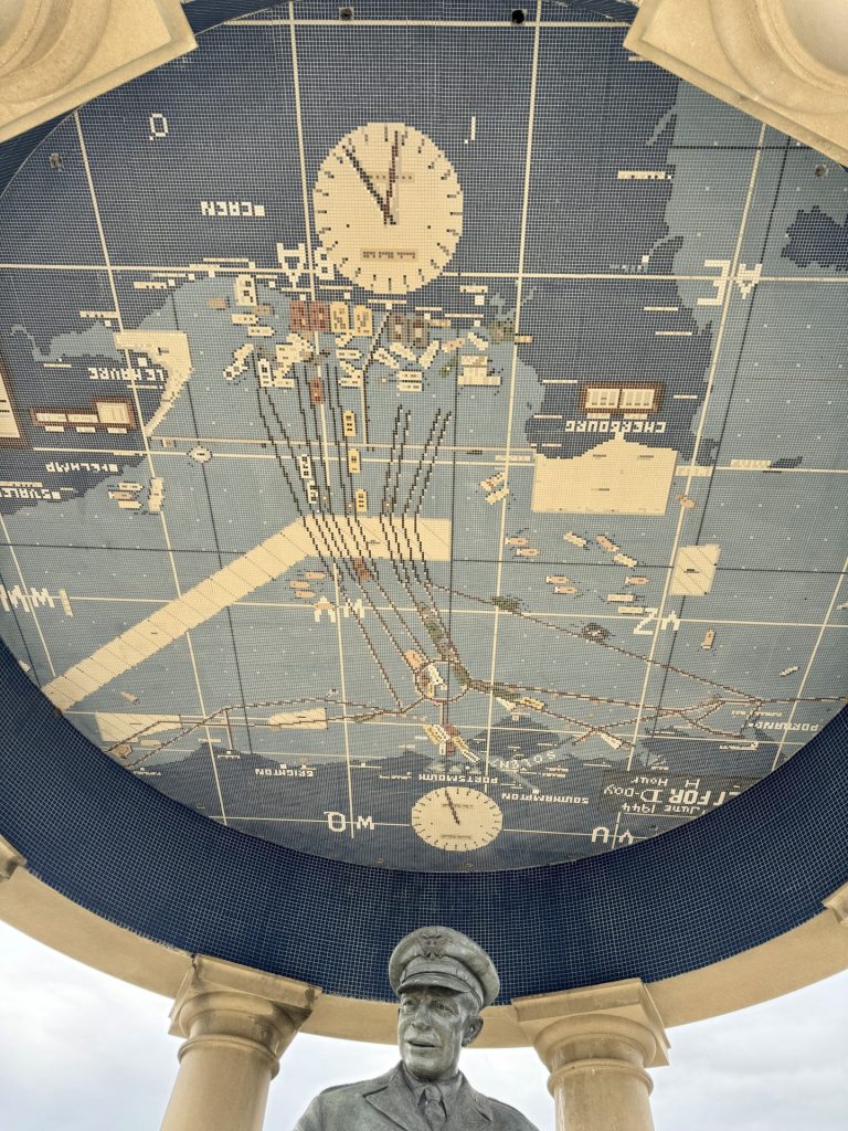 DWIGHT DAVID “IKE” EISENHOWER WAR MEMORIAL MAP