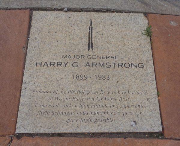 MAJOR GENERAL HARRY G. ARMSTRONG MEMORIAL PAVER