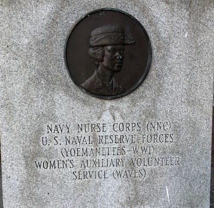 MILITARY WOMEN’S NATIONAL MONUMENT SIDE B