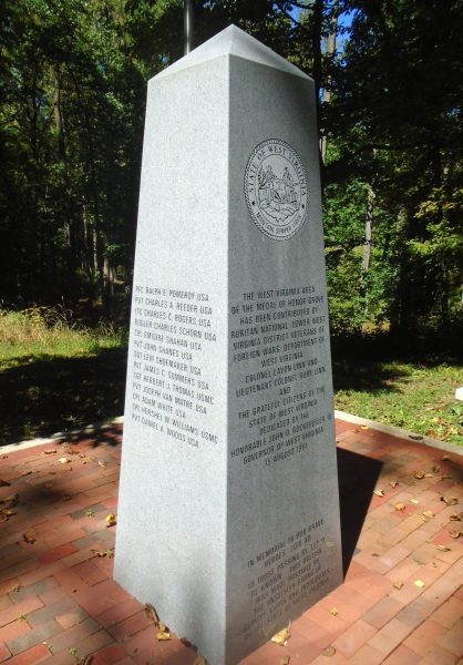 WEST VIRGINIA MEDAL OF HONOR WAR MEMORIAL