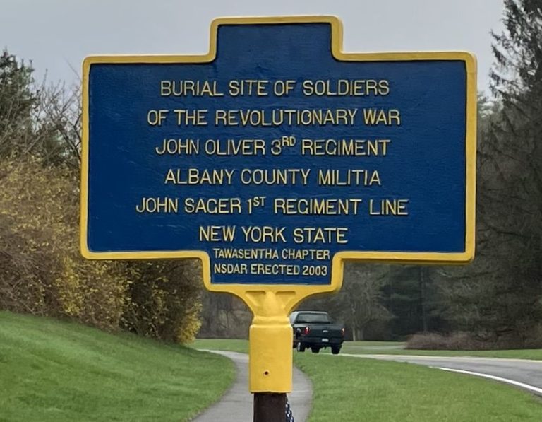 BURIAL SITE OF SOLDIERS OF THE REVOLUTIONARY WAR MEMORIAL MARKER