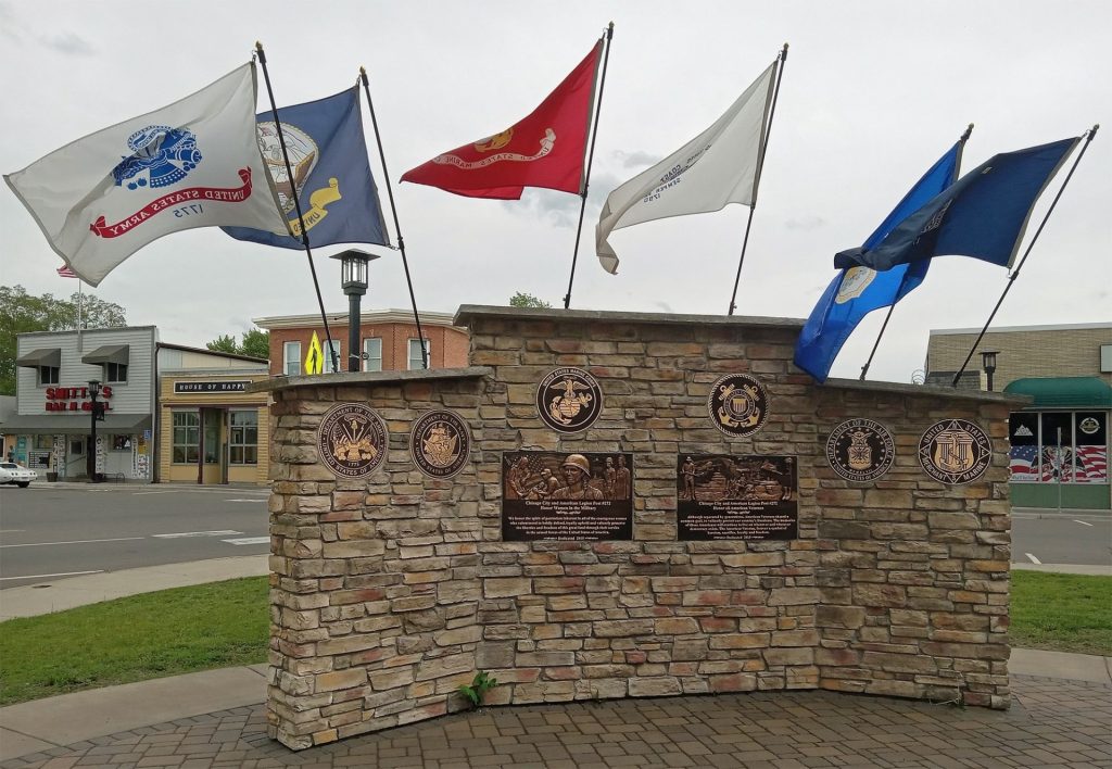 CHISAGO CITY VETERANS MEMORIAL WALL