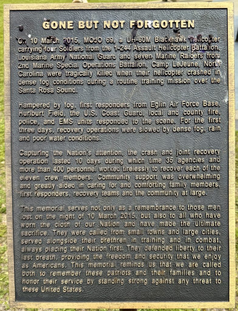 GONE BUT NOT FORGOTTEN MEMORIAL PLAQUE
