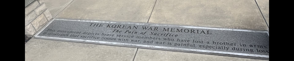 HOLLISTER THE KOREAN WAR MEMORIAL SIDEWALK