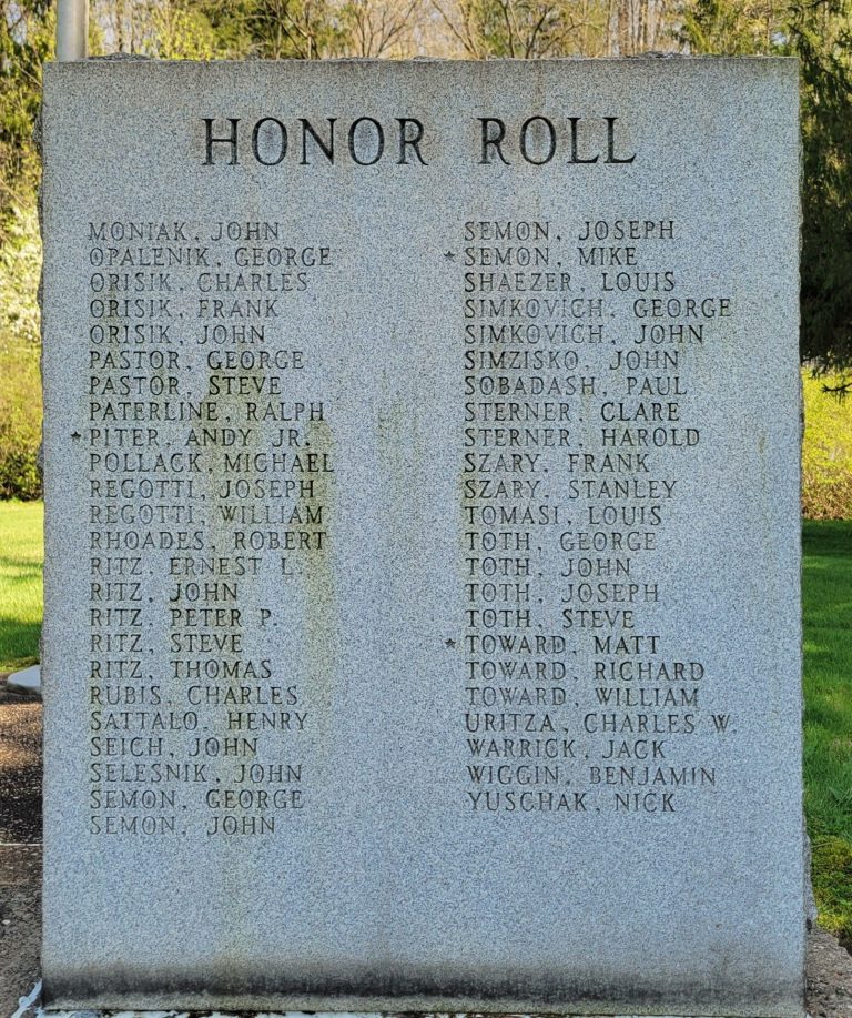 MIKE HAZY MEMORIAL PARK RIGHT STONE