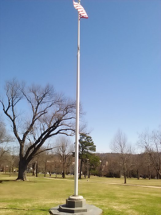 University of Arkansas Medal of Honor Recipients Memorial Flagpole