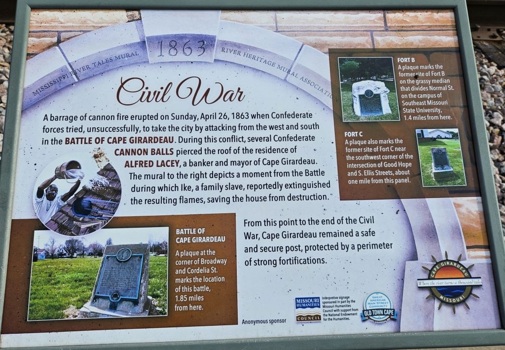 1863 CIVIL WAR MEMORIAL PANEL
