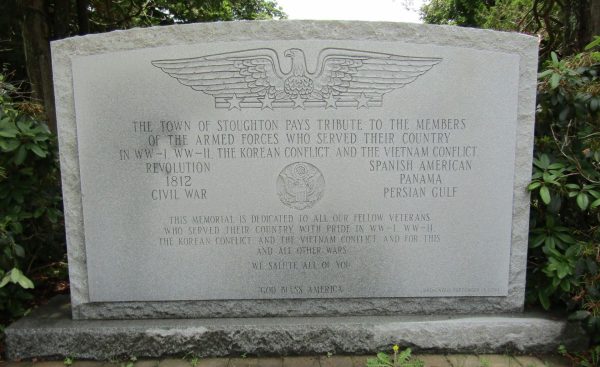 TOWN OF STOUGHTON ARMED FORCES WAR MEMORIAL