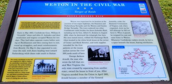 WESTON IN THE CIVIL WAR TARGET OF RAIDS MEMORIAL PANEL