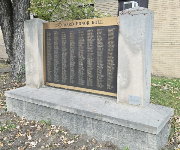 2ND WARD HONOR ROLL ARMED FORCES MEMORIAL