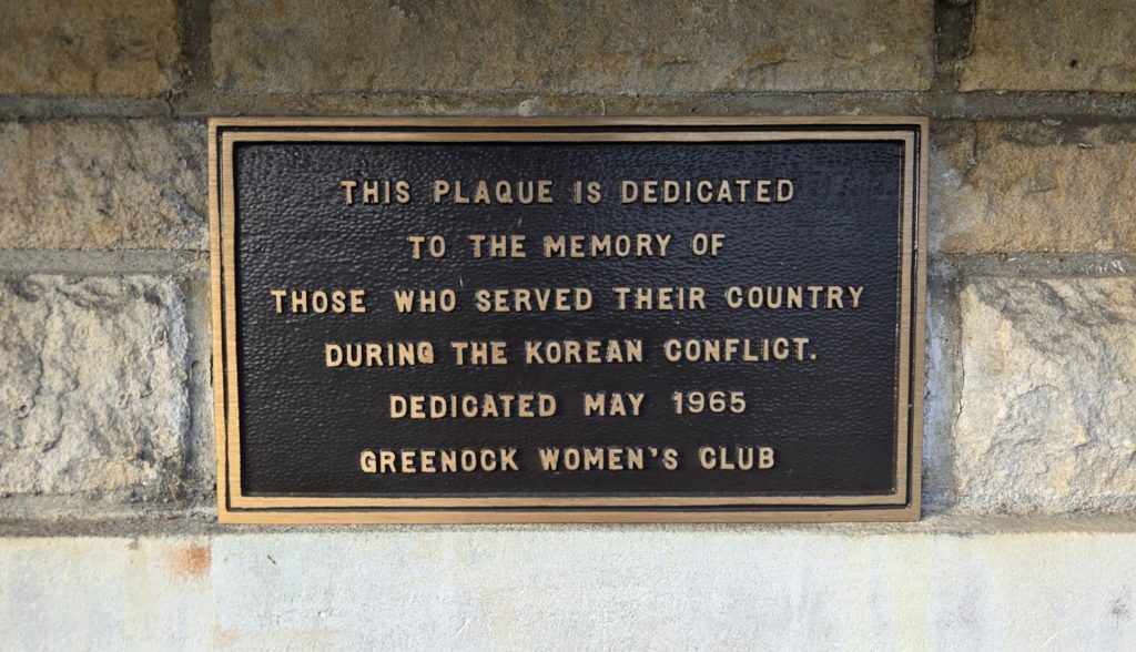 GREENOOK HONOR ROLL WAR VETERANS MEMORIAL PLAQUE C