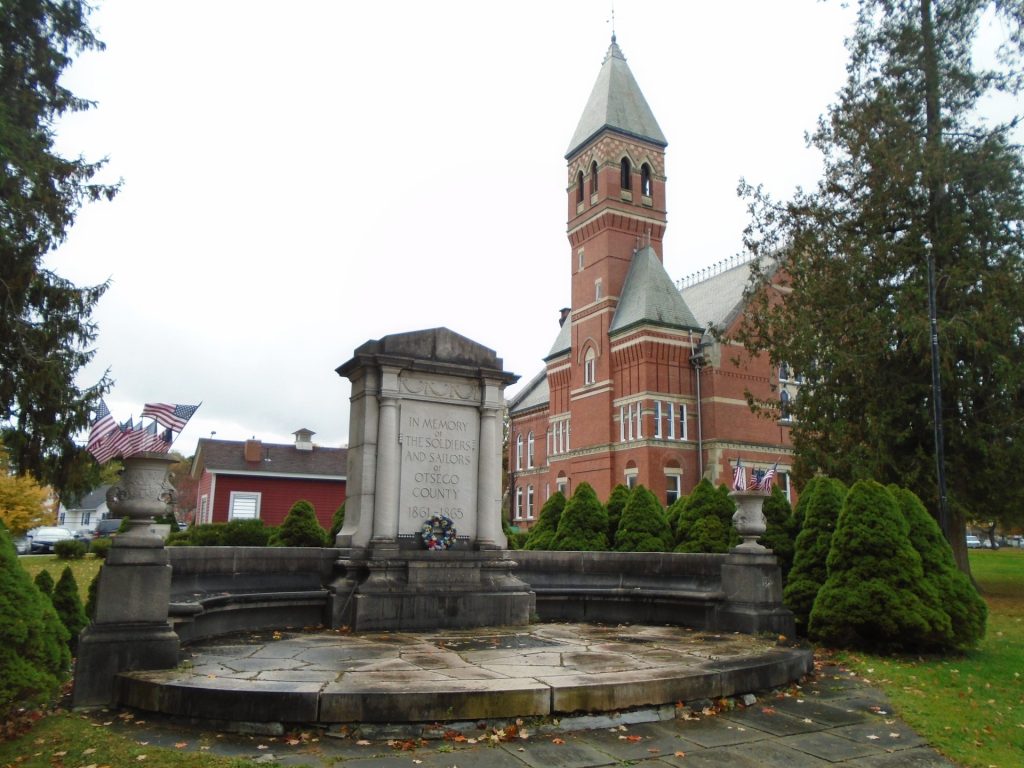 IN MEMORY OF THE SOLDIERS AND SAILORS OF OTSECO COUNTY WAR MEMORIAL