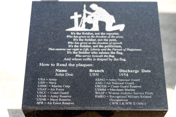 MISSAUKEE COUNTY VETERANS MEMORIAL PARK STONE