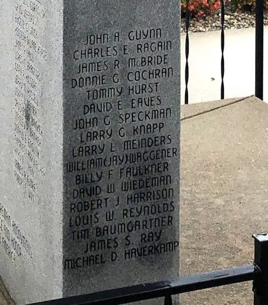 MASSAC COUNTY VIETNAM VETERANS MEMORIAL SIDE D