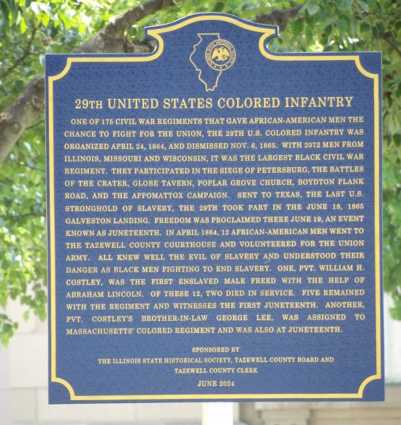 29TH UNITED STATES COLORED INFANTRY WAR MEMORIAL MARKER