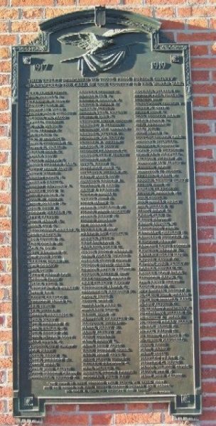 CITIZENS OF FULTON COUNTY WAR VETERANS MEMORIAL PLAQUE D