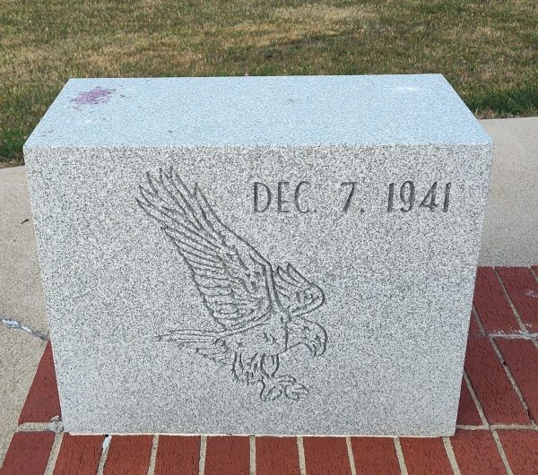 IN MEMORY OF ALL WHO SERVED DEDICATED TO POW’S & MIA’S WAR MEMORIAL STONE M