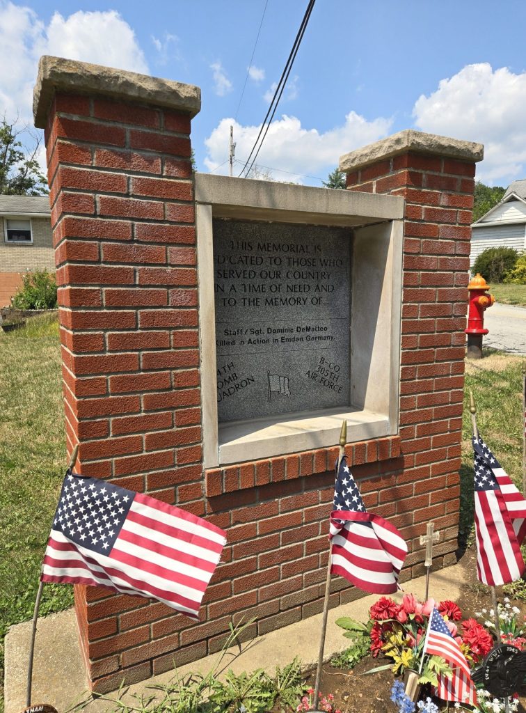 STAFF/SGT. DOMINIC DEMATTEO WAR VETERANS MEMORIAL